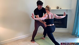 Curvy Yoga Instructor Gets Stretched By Stepson In Homemade Video