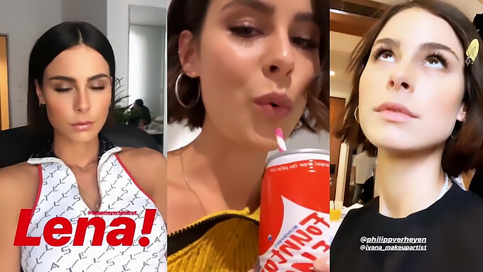 Nézd, Ahogy A Forró Európai Csaj, Lena Meyer Maszturbál Ebben A Videóban