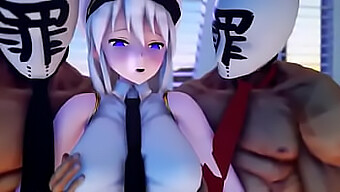 Azurlane Mmd С Голям Член И Големи Цици